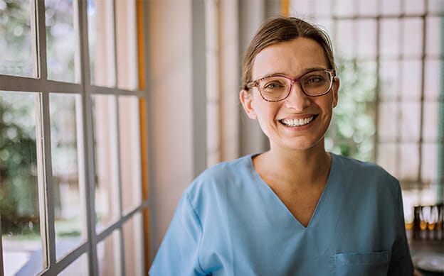 smiling nurse