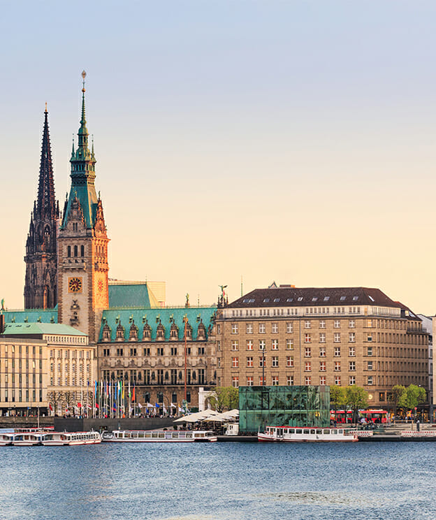 Panorama von Hamburg