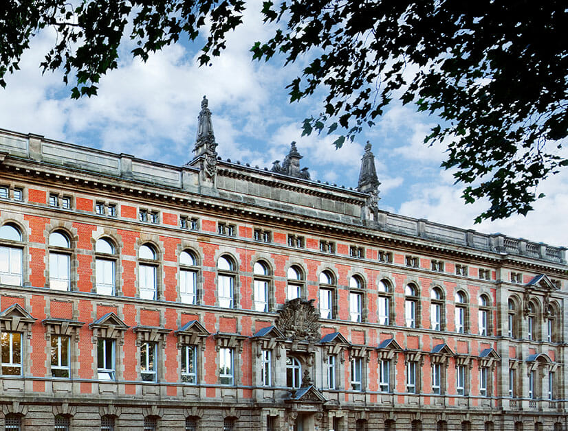 Gorch-Fock-Wall in Hamburg