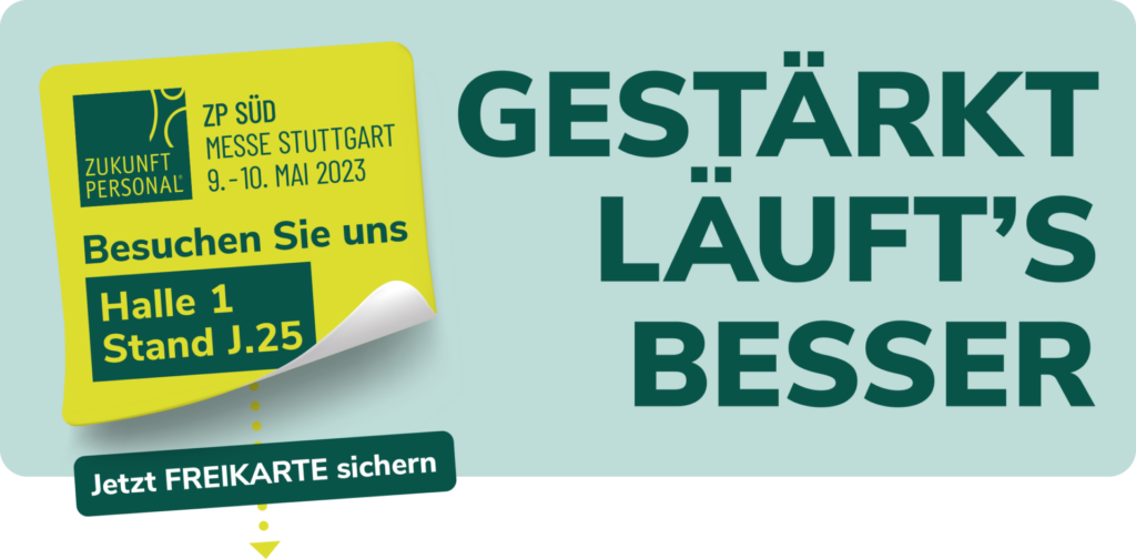 Kopfzeile Motto: Gestaerkt laeufts besser