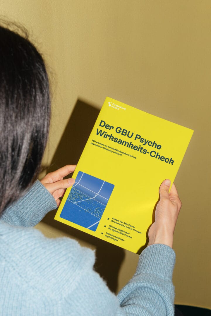 Dekobild, was die Vorschau der GBU Psyche Wirksamkeit Checkliste zeigt