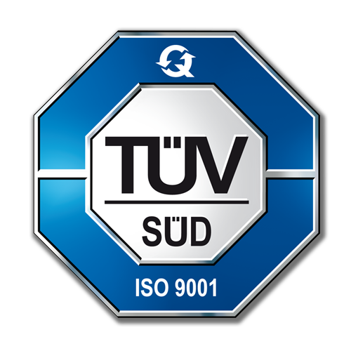 Iso 9001 Zertifizierung TÜV Süd Logo Badge